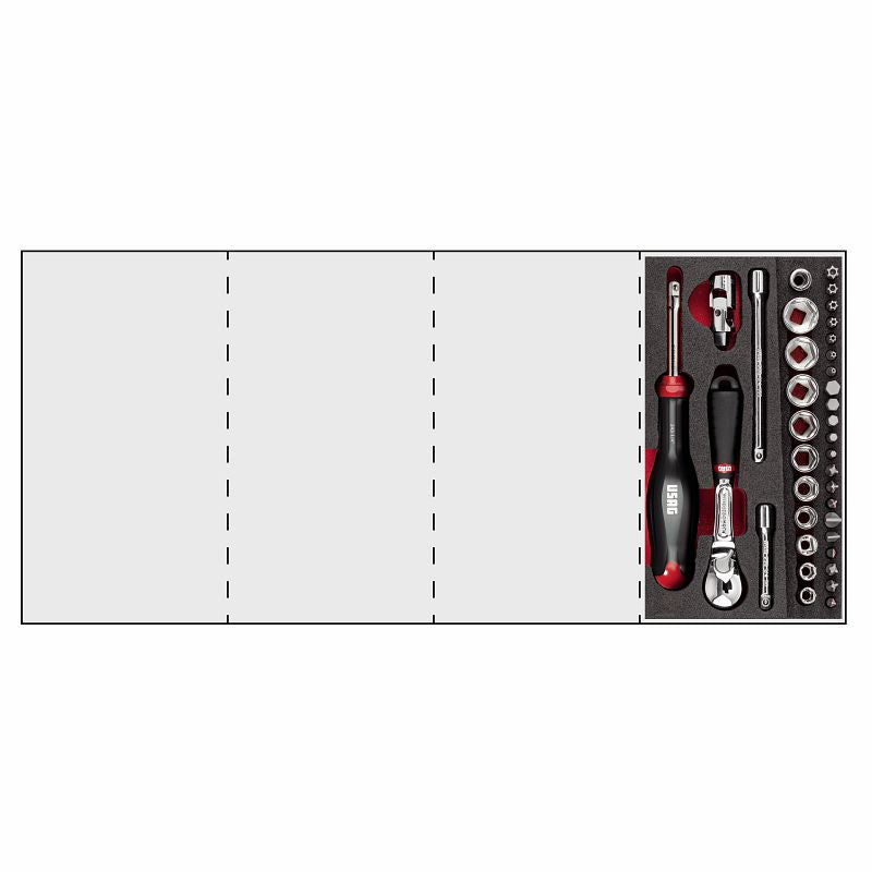 Assorted two-tone sponge module (37 pcs) | 519 M 608AEB | Usag - U05190968 Assorted two-tone sponge module (37 pcs) | 519 M 608AEB | Usag - U05190968